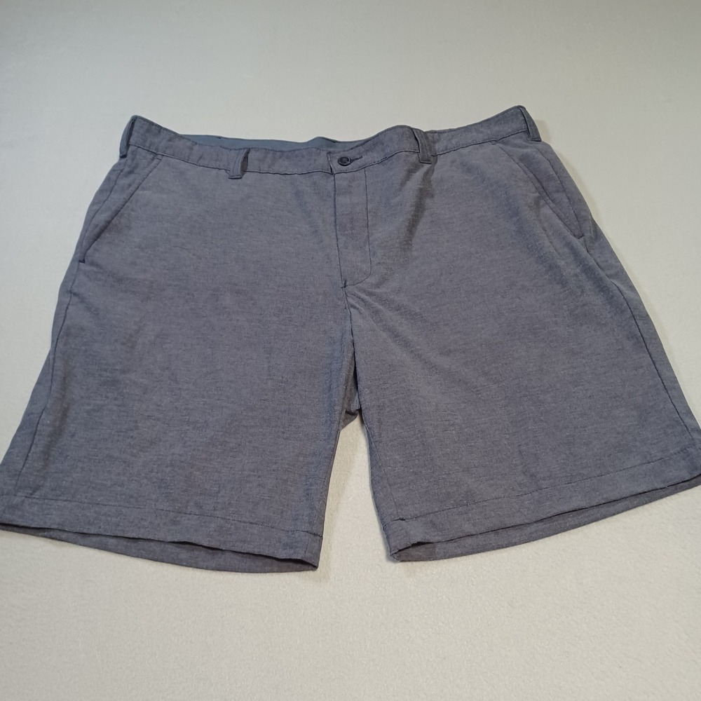 IZOD Golf‎ Shorts Mens 40 Blue Gray Straight Fit Recycled Stretch Performance